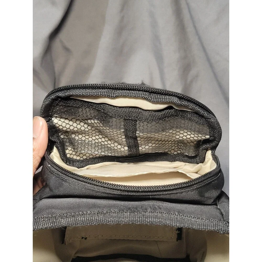Denali Tech Los Angeles Camera Carry Shoulder Bag Padded Nylon Black Green
